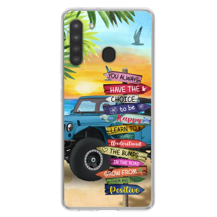 Custom Personalized Offroad SUVs Phone Case - Case For iPhone, Samsung and Xiaomi - You Always Have The Choice To Be Happy