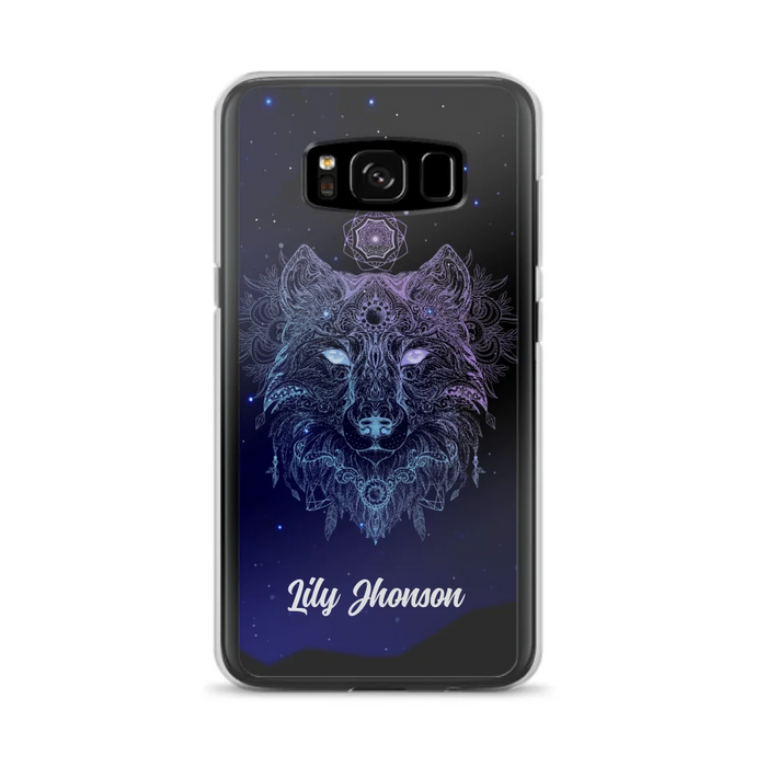 Custom Personalized Wolf Mandala Phone Case - Best Gift For Wolf Lover's - Case For iPhone, Samsung and Xiaomi - TOMO90