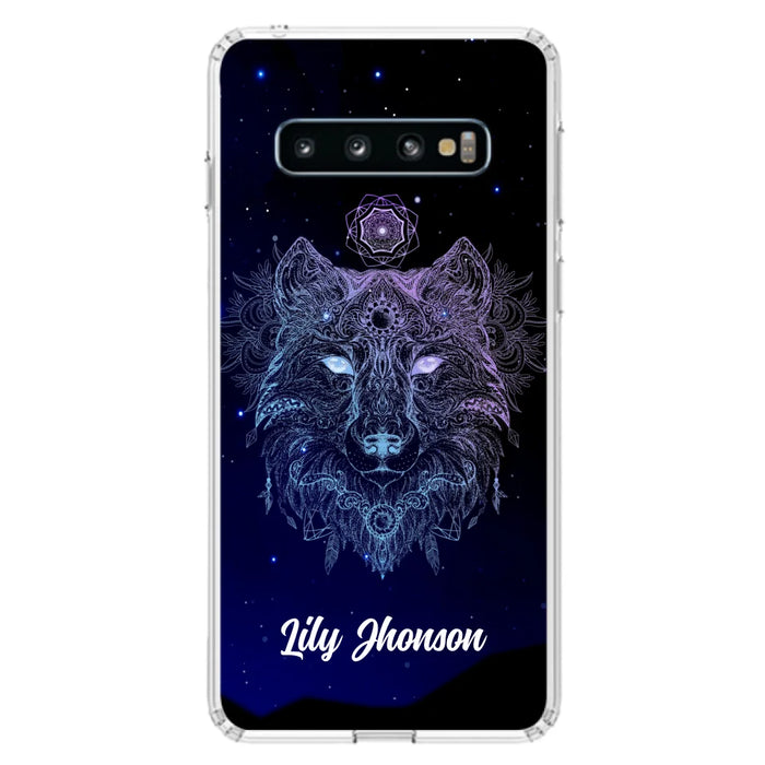 Custom Personalized Wolf Mandala Phone Case - Best Gift For Wolf Lover's - Case For iPhone, Samsung and Xiaomi - TOMO90