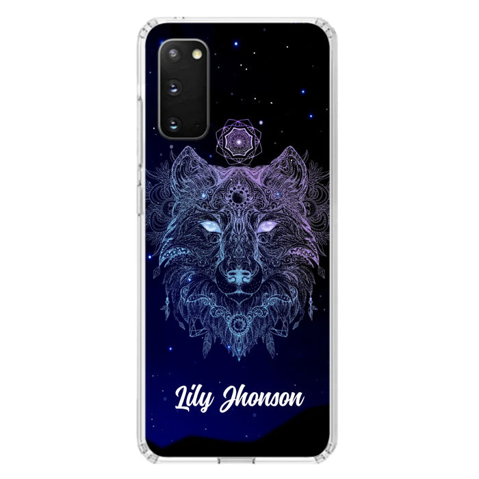 Custom Personalized Wolf Mandala Phone Case - Best Gift For Wolf Lover's - Case For iPhone, Samsung and Xiaomi - TOMO90