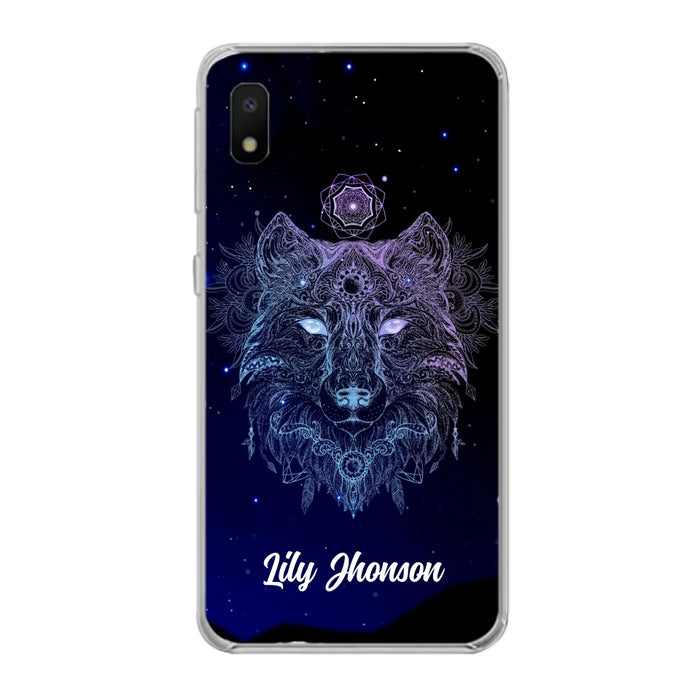 Custom Personalized Wolf Mandala Phone Case - Best Gift For Wolf Lover's - Case For iPhone, Samsung and Xiaomi - TOMO90