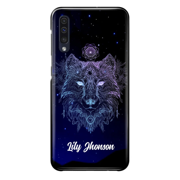 Custom Personalized Wolf Mandala Phone Case - Best Gift For Wolf Lover's - Case For iPhone, Samsung and Xiaomi - TOMO90