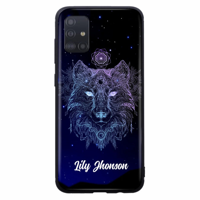 Custom Personalized Wolf Mandala Phone Case - Best Gift For Wolf Lover's - Case For iPhone, Samsung and Xiaomi - TOMO90