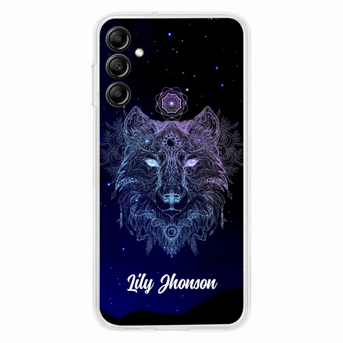 Custom Personalized Wolf Mandala Phone Case - Best Gift For Wolf Lover's - Case For iPhone, Samsung and Xiaomi - TOMO90