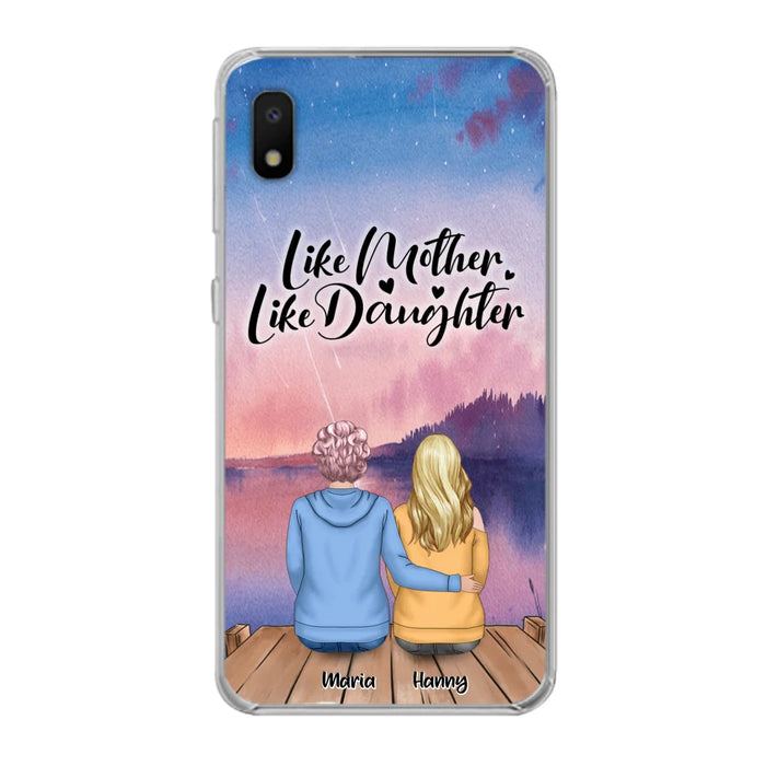 Custom Personalized Mom Phone Case - Gifts For Dog Lovers With Upto 3 Dogs - Like Mother Like Daughter