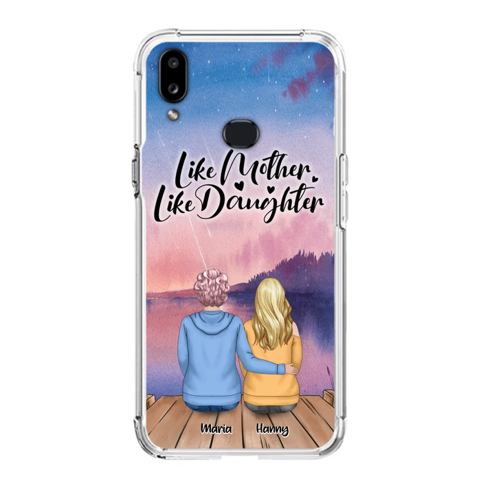 Custom Personalized Mom Phone Case - Gifts For Dog Lovers With Upto 3 Dogs - Like Mother Like Daughter