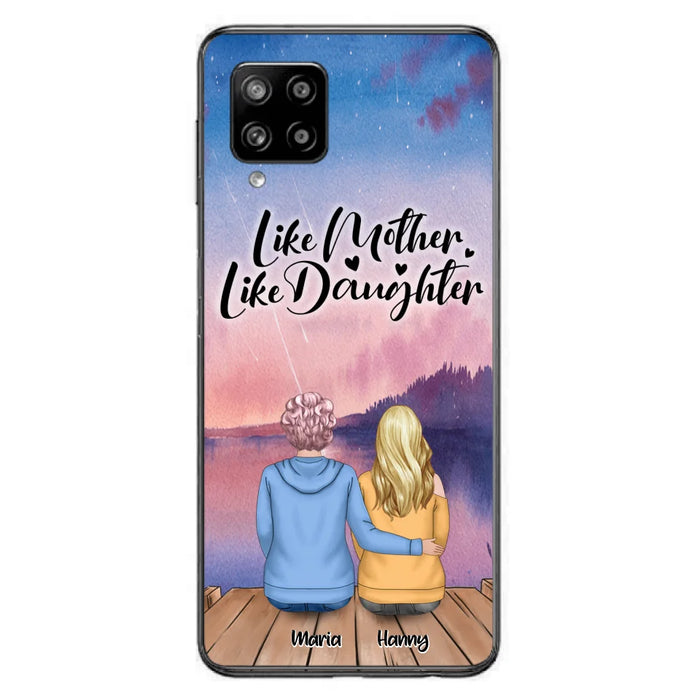 Custom Personalized Mom Phone Case - Gifts For Dog Lovers With Upto 3 Dogs - Like Mother Like Daughter