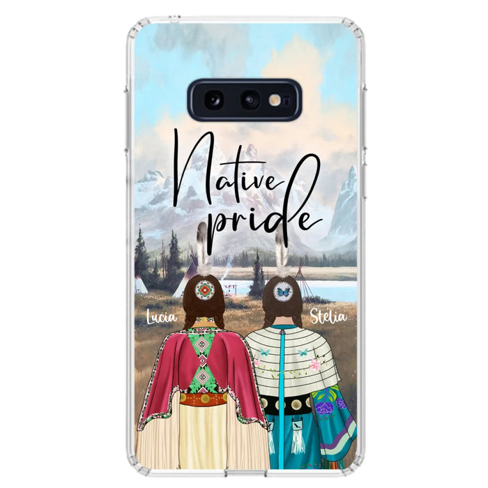 Custom Personalized Native American Couple Phone Case - Native Pride - Case Phone For iPhone And Samsung