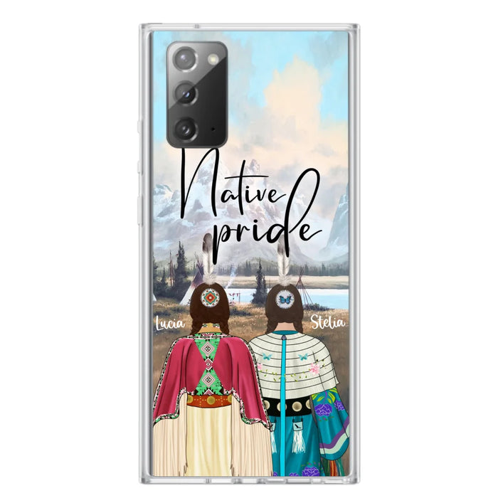 Custom Personalized Native American Couple Phone Case - Native Pride - Case Phone For iPhone And Samsung