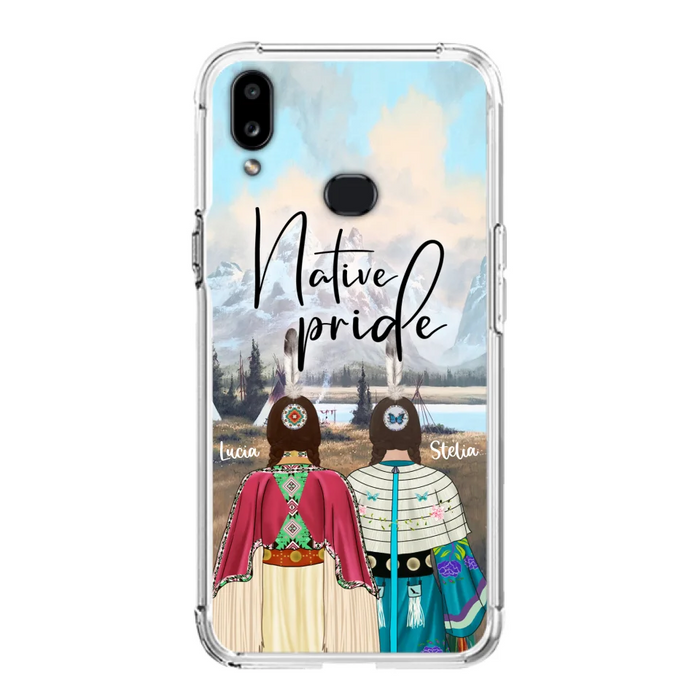 Custom Personalized Native American Couple Phone Case - Native Pride - Case Phone For iPhone And Samsung