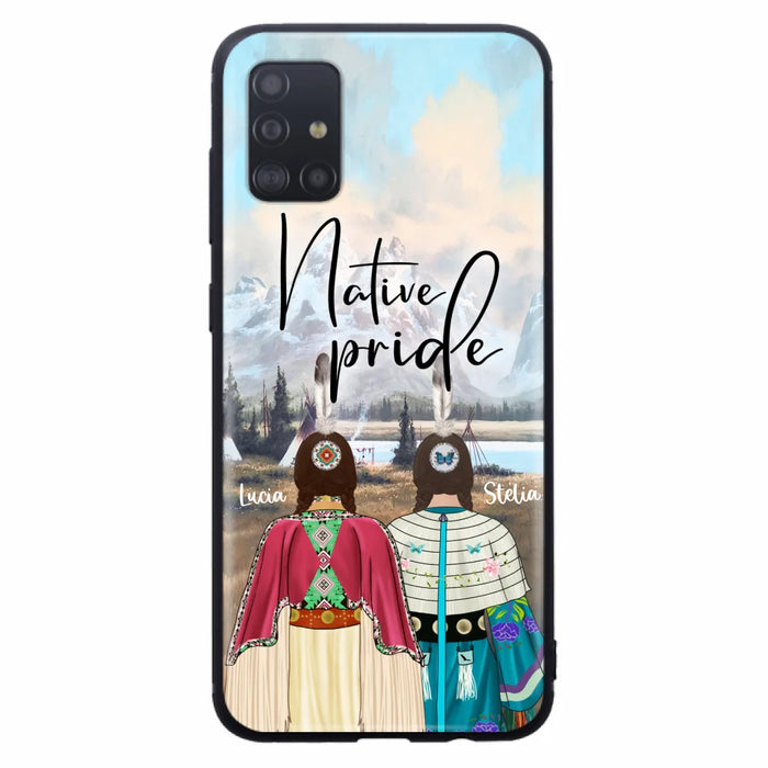 Custom Personalized Native American Couple Phone Case - Native Pride - Case Phone For iPhone And Samsung