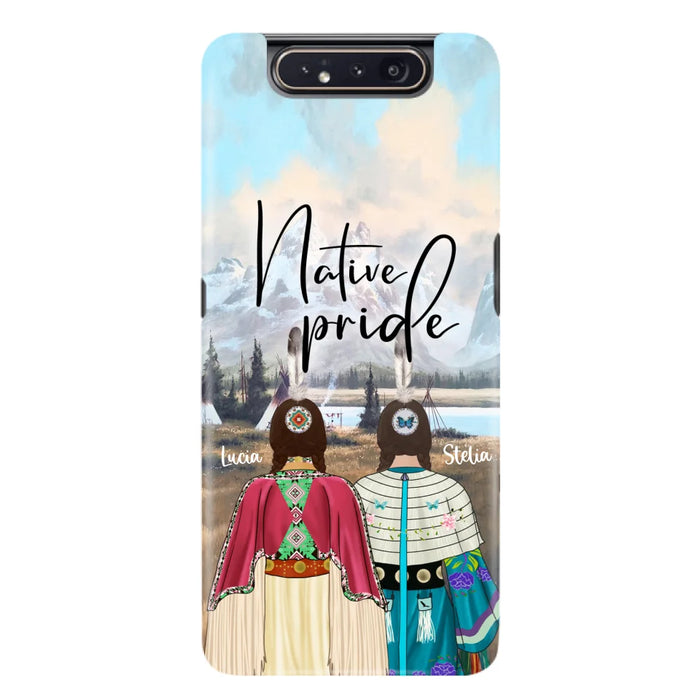 Custom Personalized Native American Couple Phone Case - Native Pride - Case Phone For iPhone And Samsung