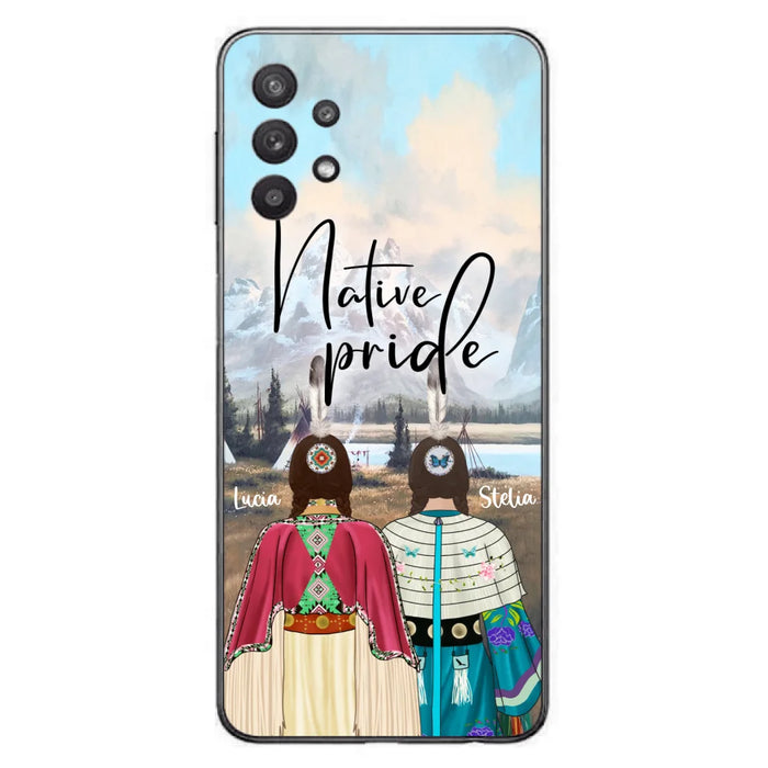 Custom Personalized Native American Couple Phone Case - Native Pride - Case Phone For iPhone And Samsung