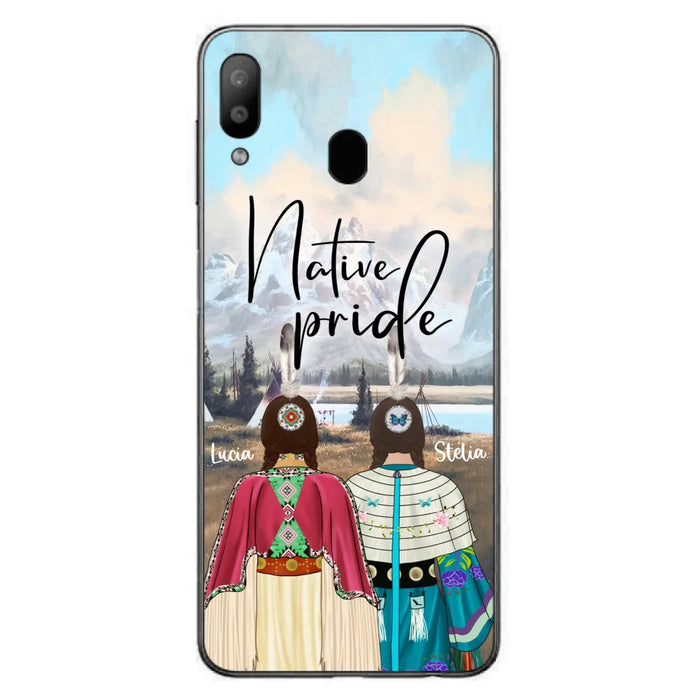 Custom Personalized Native American Couple Phone Case - Native Pride - Case Phone For iPhone And Samsung