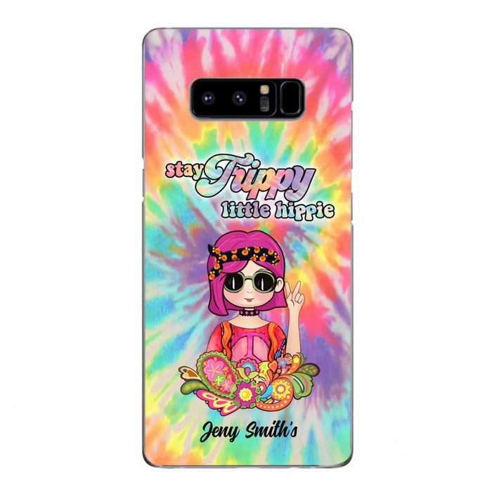 Personalized Hippie Phone Case - Stay Trippy Little Hippie - Case Phone For iPhone And Samsung