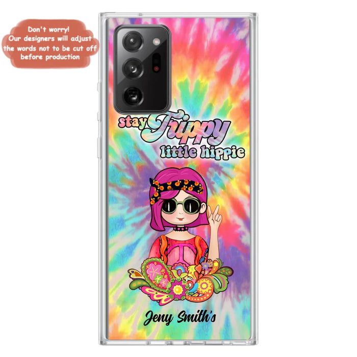 Personalized Hippie Phone Case - Stay Trippy Little Hippie - Case Phone For iPhone And Samsung