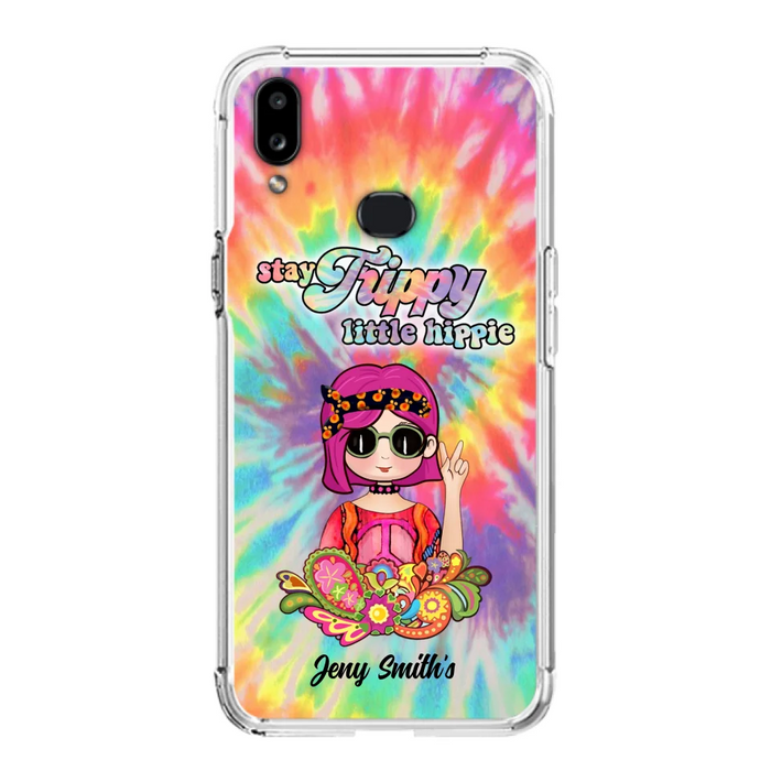 Personalized Hippie Phone Case - Stay Trippy Little Hippie - Case Phone For iPhone And Samsung