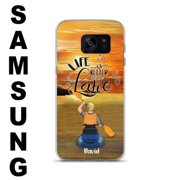 Personalized Kayak Phone Case - Man/ Woman/ Couple - Life Is Better At The Lake - Phone Case For iPhone And Samsung - FKUJGV