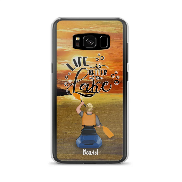 Personalized Kayak Phone Case - Man/ Woman/ Couple - Life Is Better At The Lake - Phone Case For iPhone And Samsung - FKUJGV