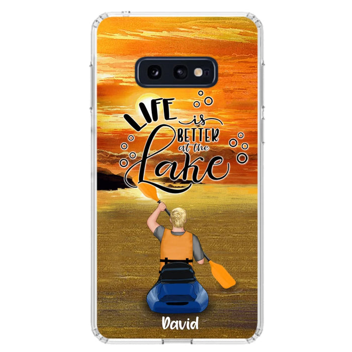 Personalized Kayak Phone Case - Man/ Woman/ Couple - Life Is Better At The Lake - Phone Case For iPhone And Samsung - FKUJGV