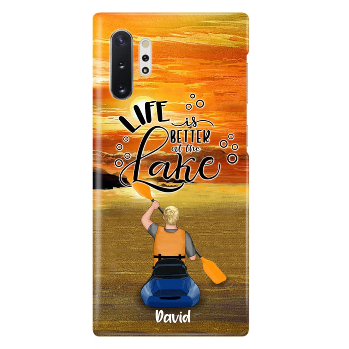 Personalized Kayak Phone Case - Man/ Woman/ Couple - Life Is Better At The Lake - Phone Case For iPhone And Samsung - FKUJGV