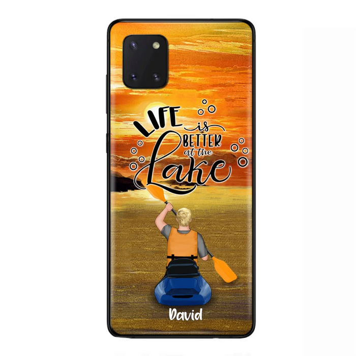 Personalized Kayak Phone Case - Man/ Woman/ Couple - Life Is Better At The Lake - Phone Case For iPhone And Samsung - FKUJGV