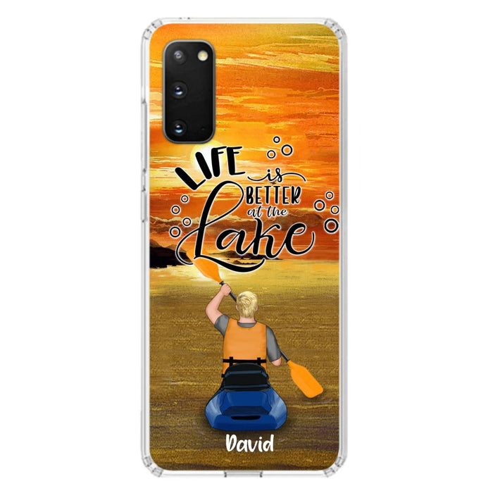 Personalized Kayak Phone Case - Man/ Woman/ Couple - Life Is Better At The Lake - Phone Case For iPhone And Samsung - FKUJGV