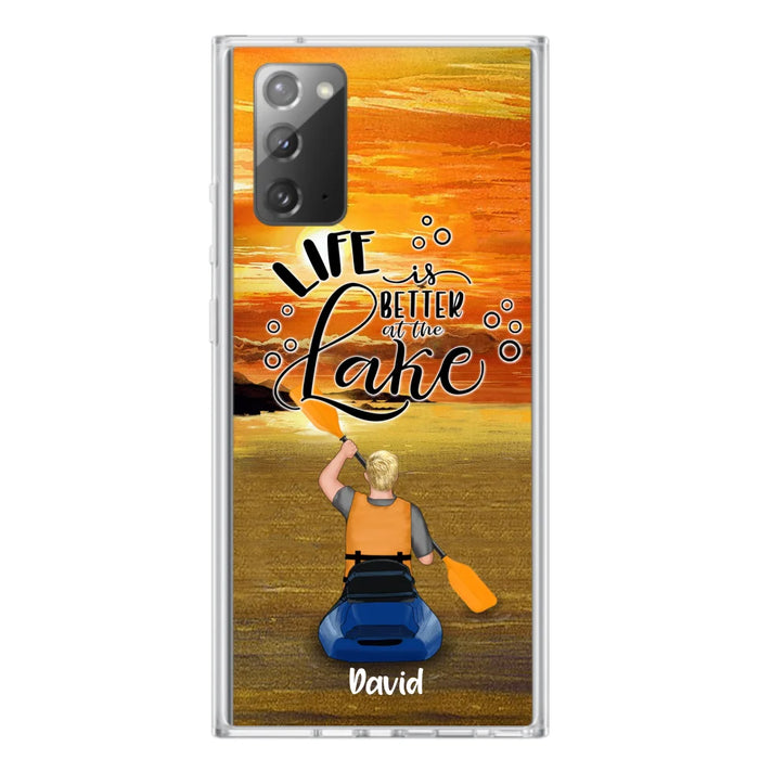 Personalized Kayak Phone Case - Man/ Woman/ Couple - Life Is Better At The Lake - Phone Case For iPhone And Samsung - FKUJGV