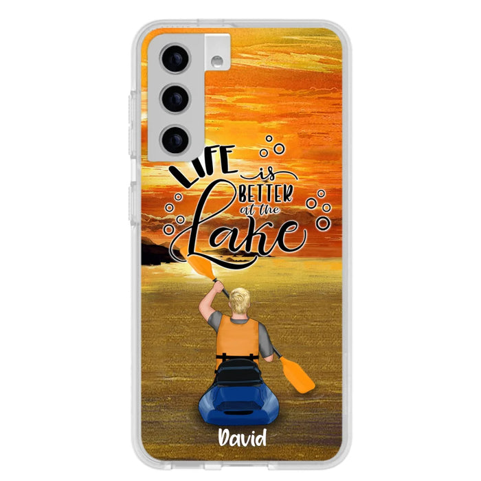 Personalized Kayak Phone Case - Man/ Woman/ Couple - Life Is Better At The Lake - Phone Case For iPhone And Samsung - FKUJGV