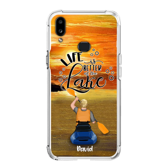 Personalized Kayak Phone Case - Man/ Woman/ Couple - Life Is Better At The Lake - Phone Case For iPhone And Samsung - FKUJGV