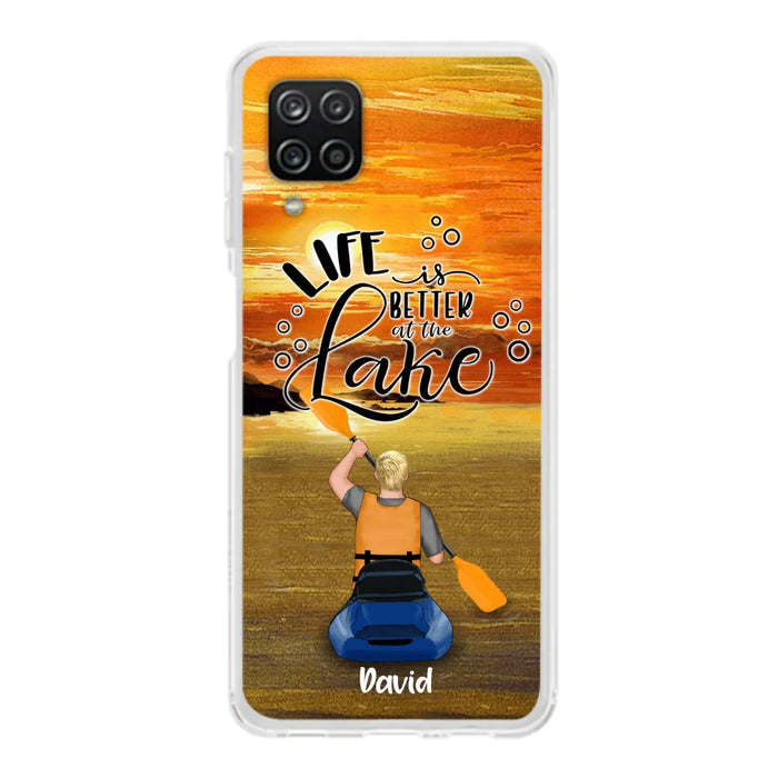 Personalized Kayak Phone Case - Man/ Woman/ Couple - Life Is Better At The Lake - Phone Case For iPhone And Samsung - FKUJGV