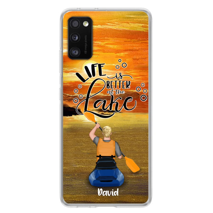 Personalized Kayak Phone Case - Man/ Woman/ Couple - Life Is Better At The Lake - Phone Case For iPhone And Samsung - FKUJGV