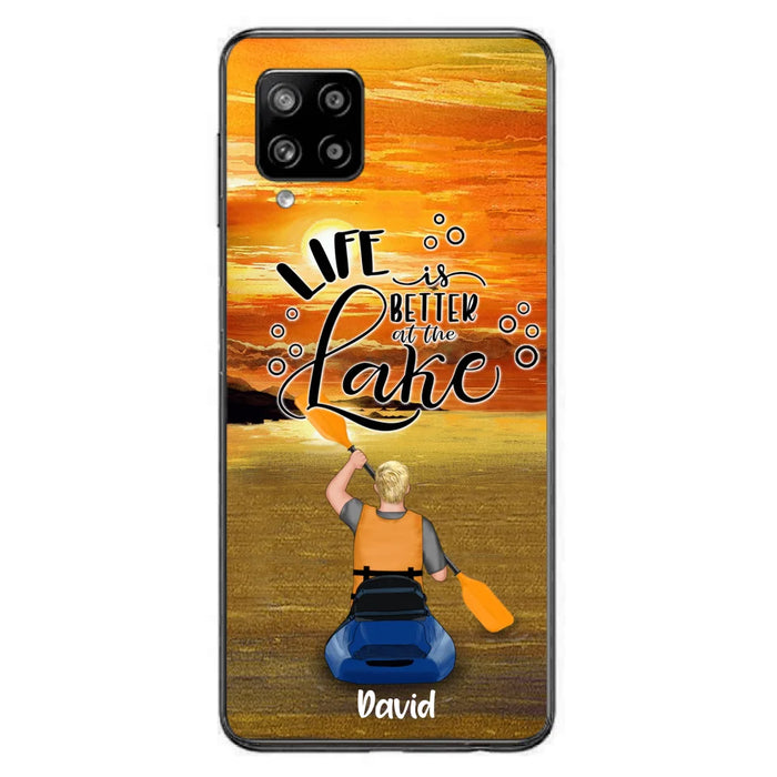 Personalized Kayak Phone Case - Man/ Woman/ Couple - Life Is Better At The Lake - Phone Case For iPhone And Samsung - FKUJGV