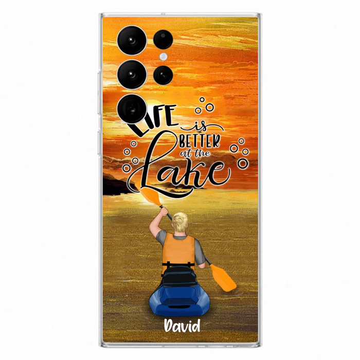 Personalized Kayak Phone Case - Man/ Woman/ Couple - Life Is Better At The Lake - Phone Case For iPhone And Samsung - FKUJGV