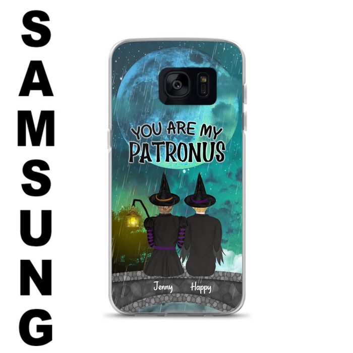 Personalized Witches Phone Case - Gift Idea For Best Friends with 2 Girls - You Are My Patronus