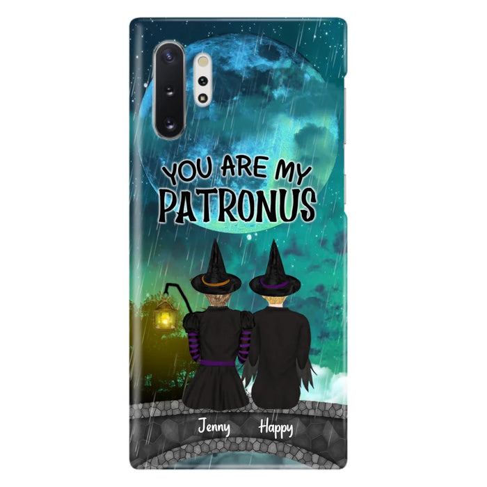 Personalized Witches Phone Case - Gift Idea For Best Friends with 2 Girls - You Are My Patronus