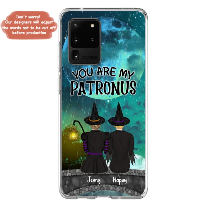 Personalized Witches Phone Case - Gift Idea For Best Friends with 2 Girls - You Are My Patronus