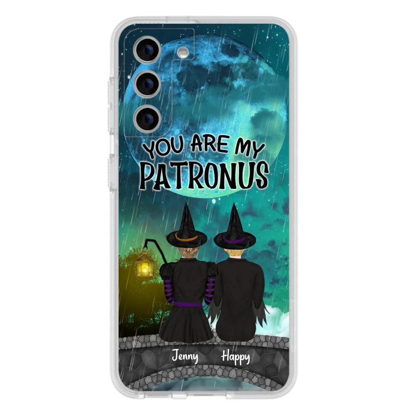 Personalized Witches Phone Case - Gift Idea For Best Friends with 2 Girls - You Are My Patronus