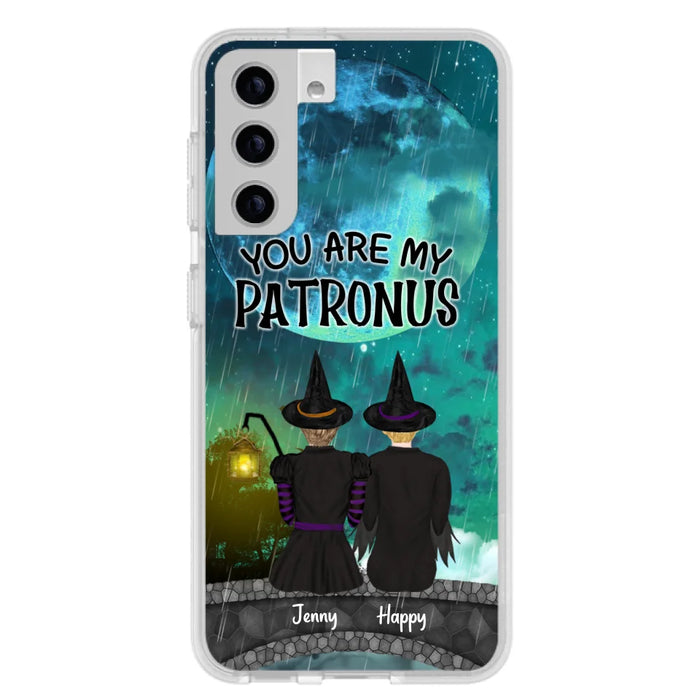 Personalized Witches Phone Case - Gift Idea For Best Friends with 2 Girls - You Are My Patronus