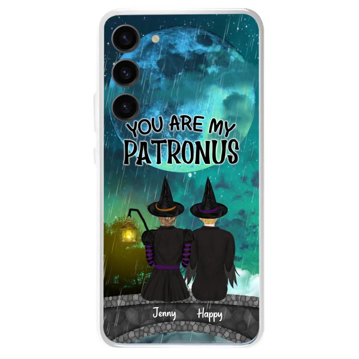 Personalized Witches Phone Case - Gift Idea For Best Friends with 2 Girls - You Are My Patronus