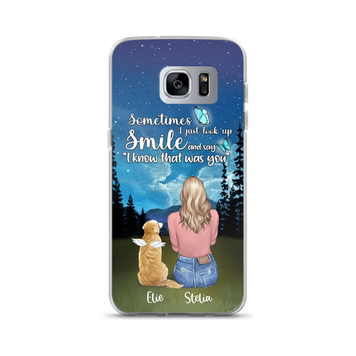 Custom Personalized Lost Pet Mom Phone Case - Girl With Upto 4 Pets - Phone Case For iPhone and Samsung - PU2YLV