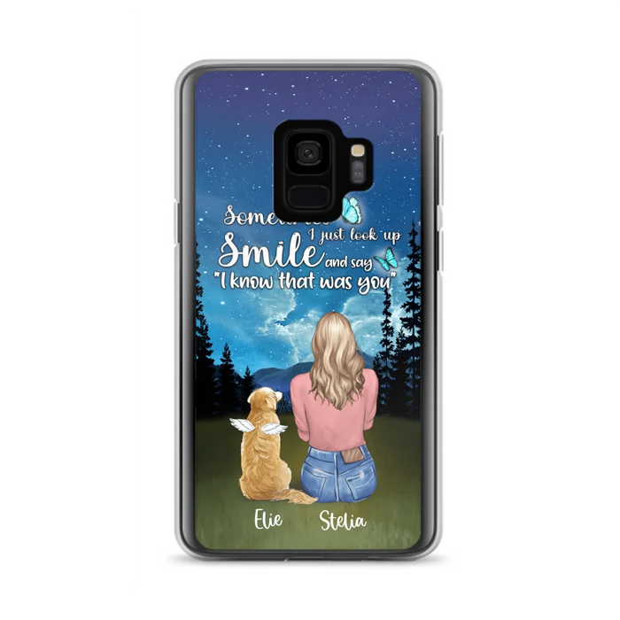 Custom Personalized Lost Pet Mom Phone Case - Girl With Upto 4 Pets - Phone Case For iPhone and Samsung - PU2YLV