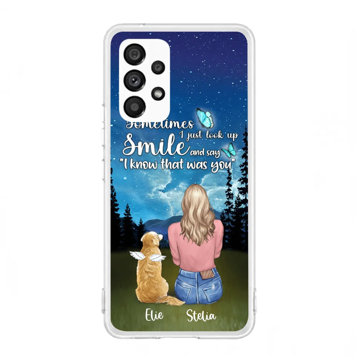 Custom Personalized Lost Pet Mom Phone Case - Girl With Upto 4 Pets - Phone Case For iPhone and Samsung - PU2YLV