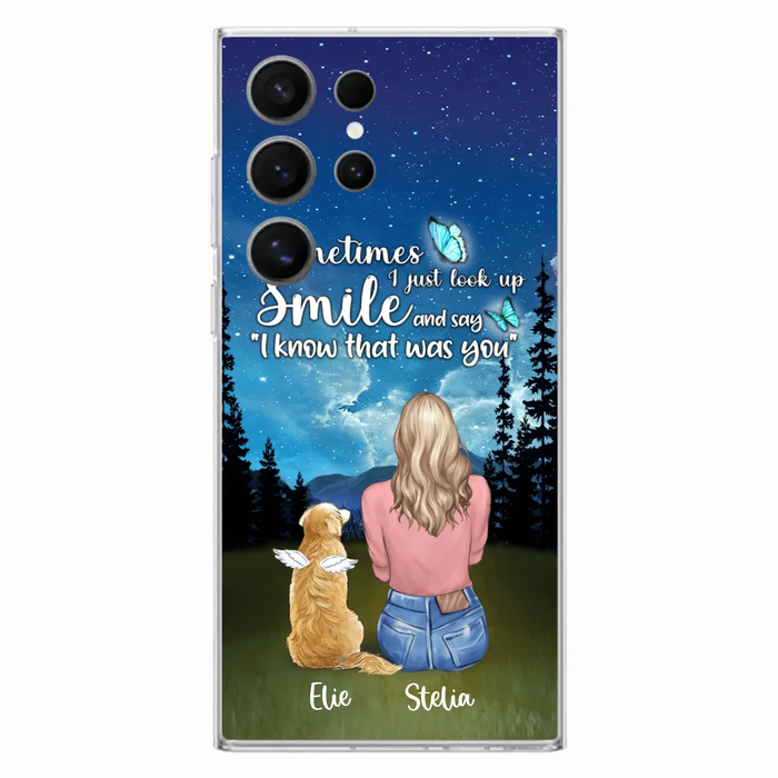 Custom Personalized Lost Pet Mom Phone Case - Girl With Upto 4 Pets - Phone Case For iPhone and Samsung - PU2YLV