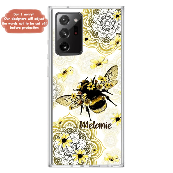 Custom Personalized Bee Phone Case - Upto 5 Bees - Gift For Bee Lovers