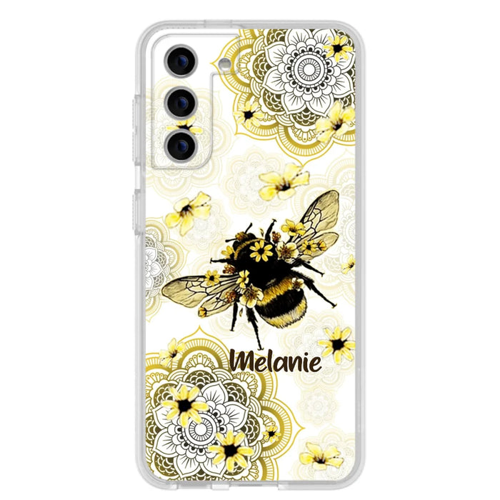 Custom Personalized Bee Phone Case - Upto 5 Bees - Gift For Bee Lovers