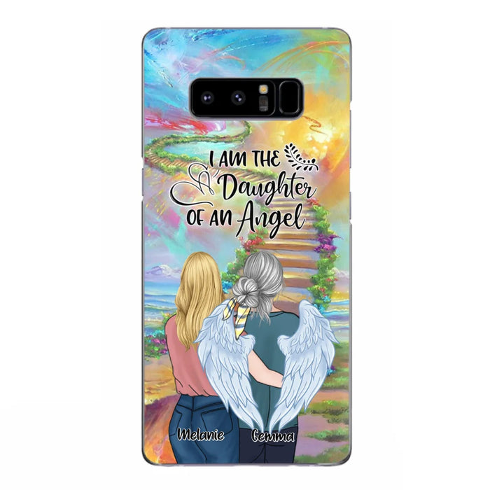 Custom Personalized Mom In The Heaven Phone Case - Mom And Daughter - Best Memorial Gift - Phone Case For iPhone And Samsung