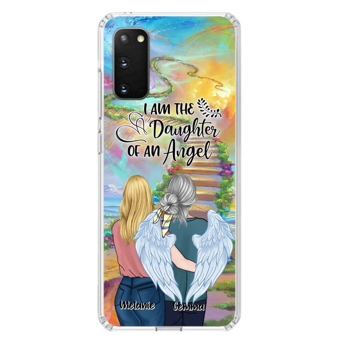 Custom Personalized Mom In The Heaven Phone Case - Mom And Daughter - Best Memorial Gift - Phone Case For iPhone And Samsung