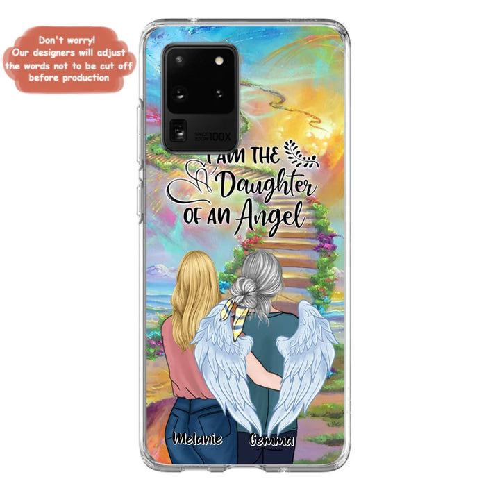 Custom Personalized Mom In The Heaven Phone Case - Mom And Daughter - Best Memorial Gift - Phone Case For iPhone And Samsung