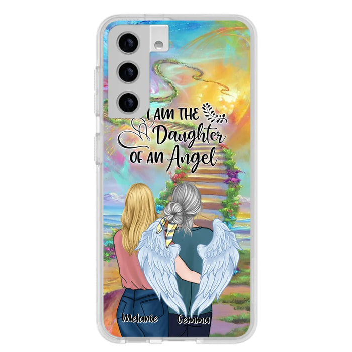 Custom Personalized Mom In The Heaven Phone Case - Mom And Daughter - Best Memorial Gift - Phone Case For iPhone And Samsung